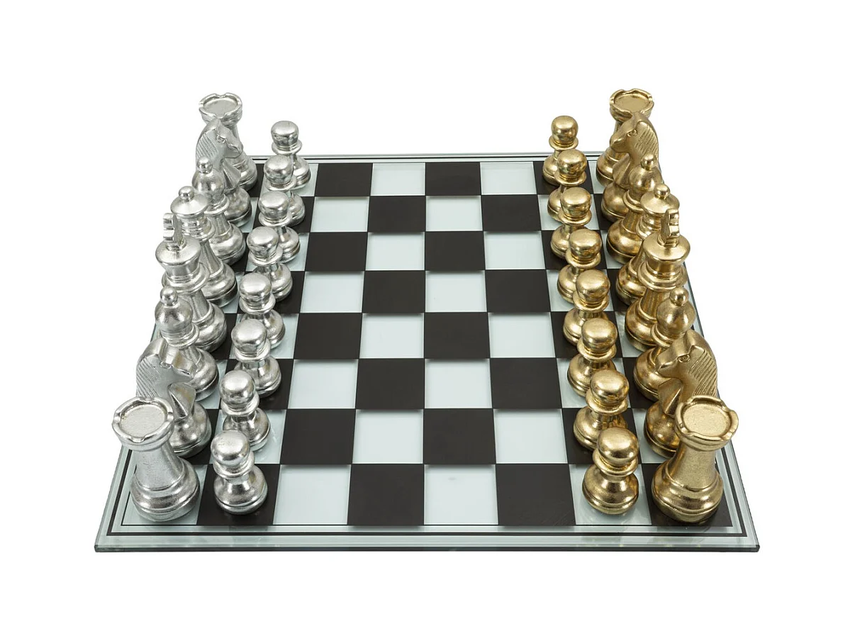 Sculpture Échiquier 1, Multicouleur, 50,5x50,5x14 cm, Seven Design