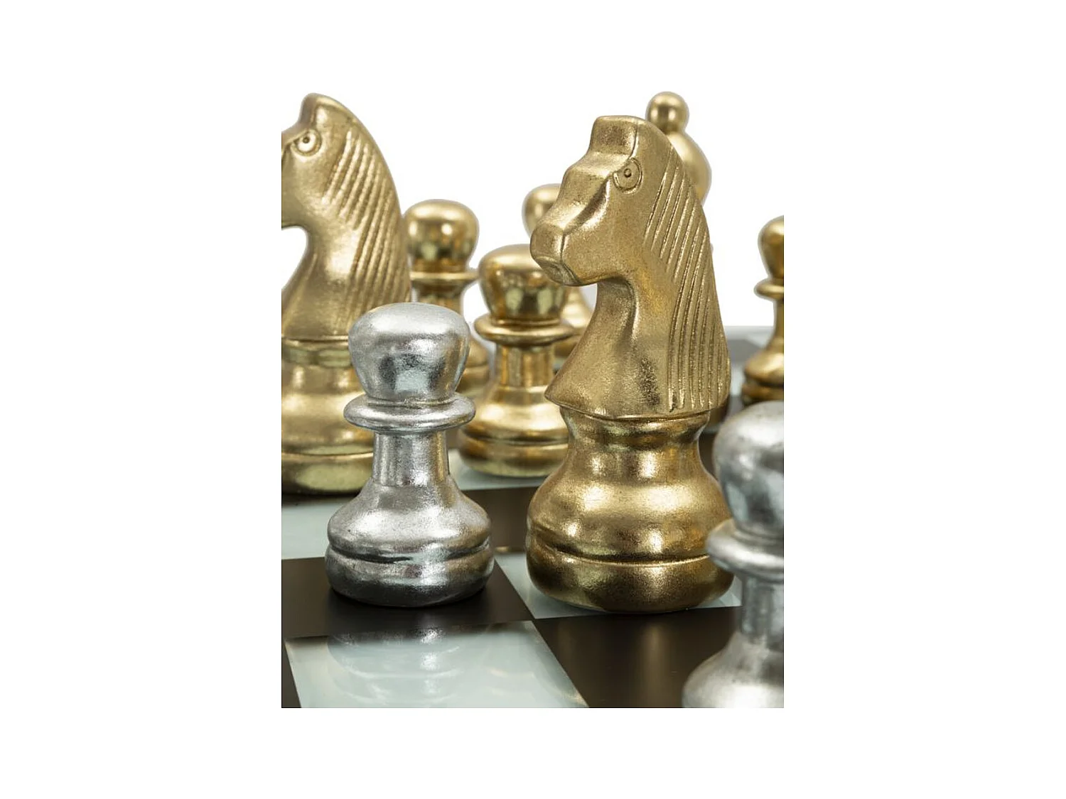 Sculpture Échiquier 1, Multicouleur, 50,5x50,5x14 cm, Seven Design