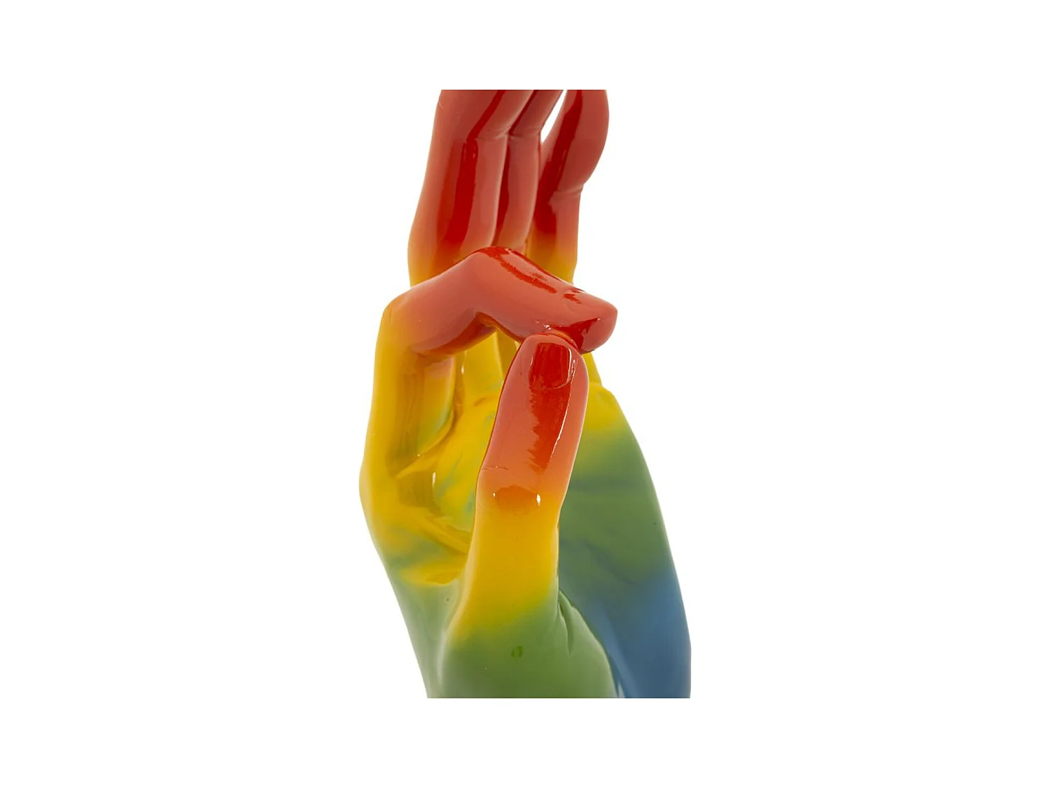 Sculpture Main, Multicouleur, 16x10,5x36 cm, Seven Design