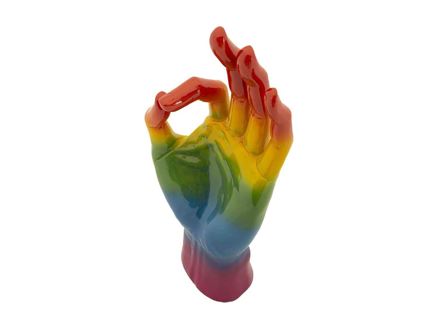 Sculpture Main, Multicouleur, 16x10,5x36 cm, Seven Design