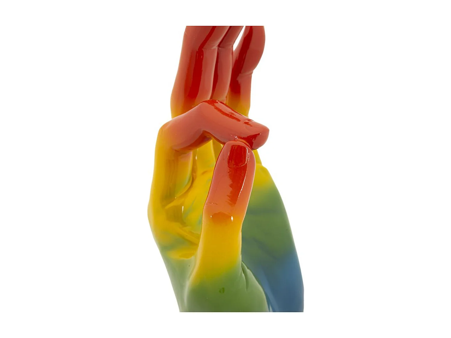 Sculpture Main, Multicouleur, 16x10,5x36 cm, Seven Design