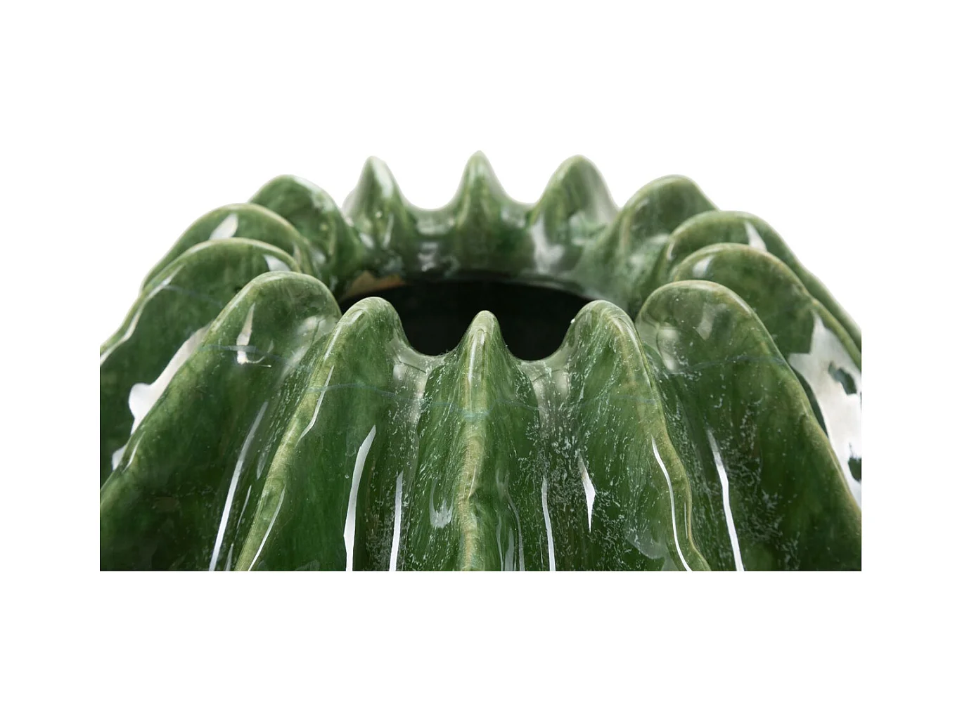 Vase Décoratif MF820, Vert, 23,5x23,5x24,5 cm, Seven Design