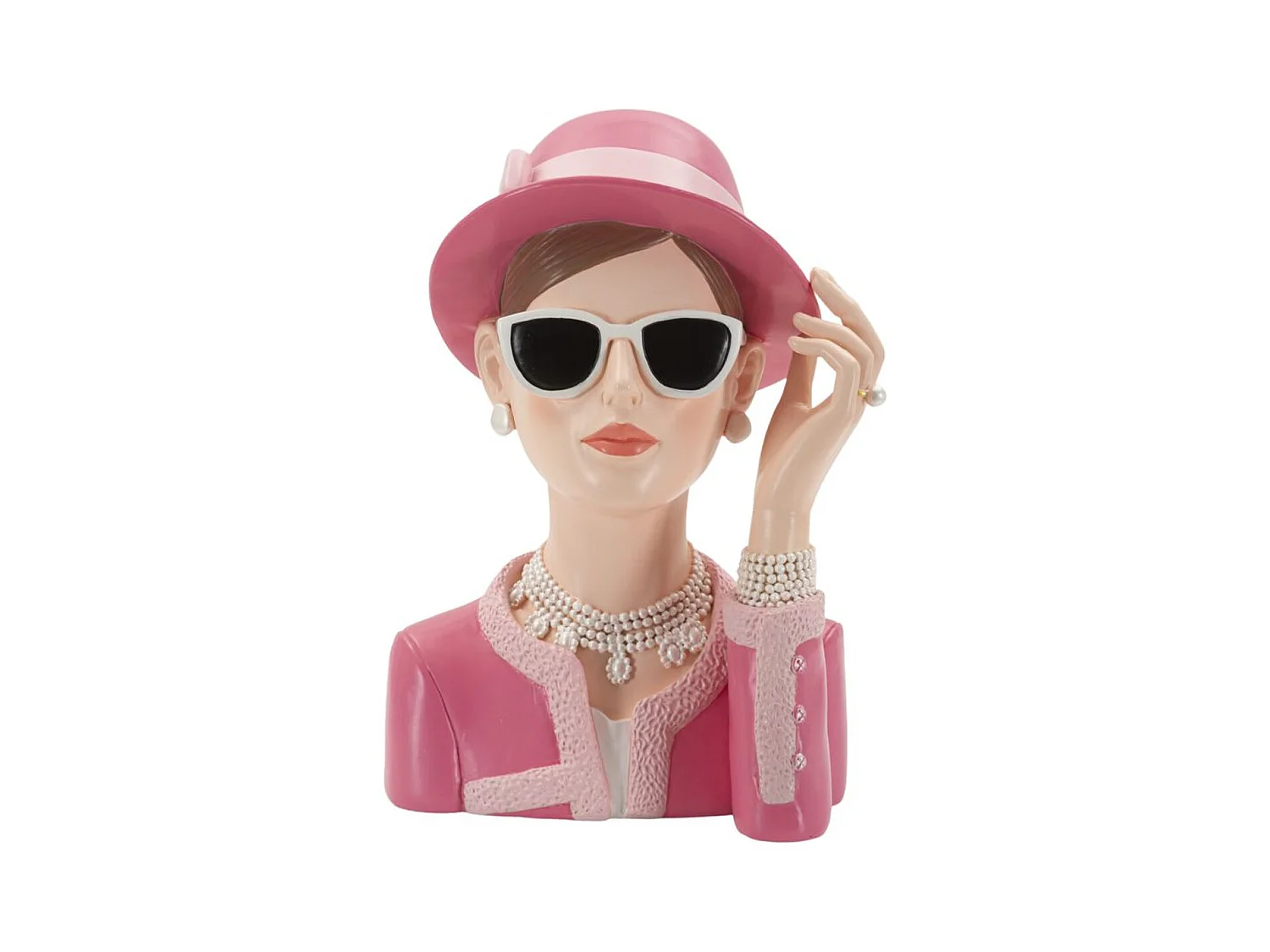 Sculpture Femme 1, Multicouleur, 18x11x26 cm, Seven Design