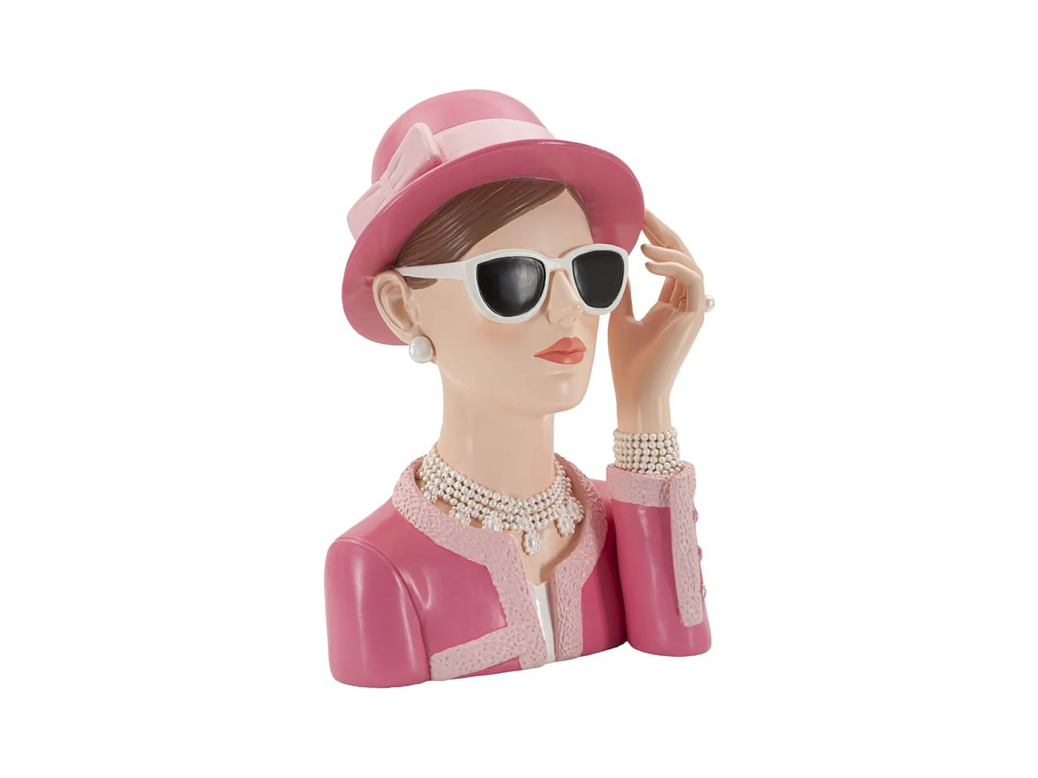 Sculpture Femme 1, Multicouleur, 18x11x26 cm, Seven Design