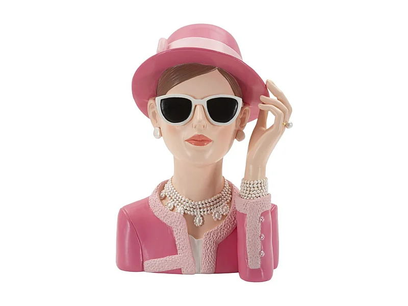 Rzeźba Kobieta 1, Wielokolorowy, 18x11x26 cm, Seven Design