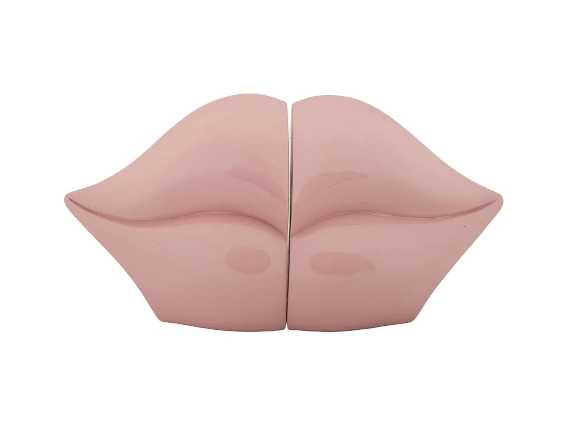 Sculpture Bouche, Rose, 27x9x13 cm, Seven Design