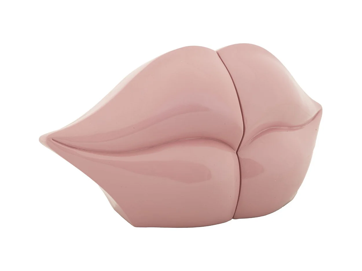Sculpture Bouche, Rose, 27x9x13 cm, Seven Design