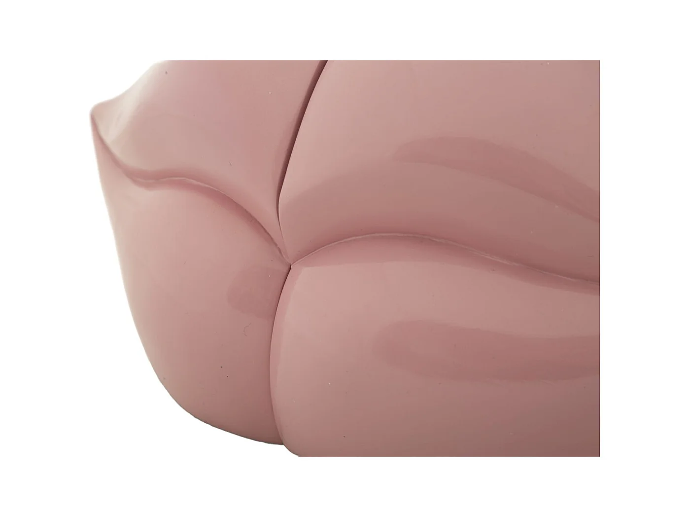 Sculpture Bouche, Rose, 27x9x13 cm, Seven Design