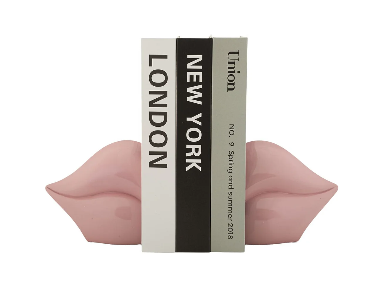 Sculpture Bouche, Rose, 27x9x13 cm, Seven Design