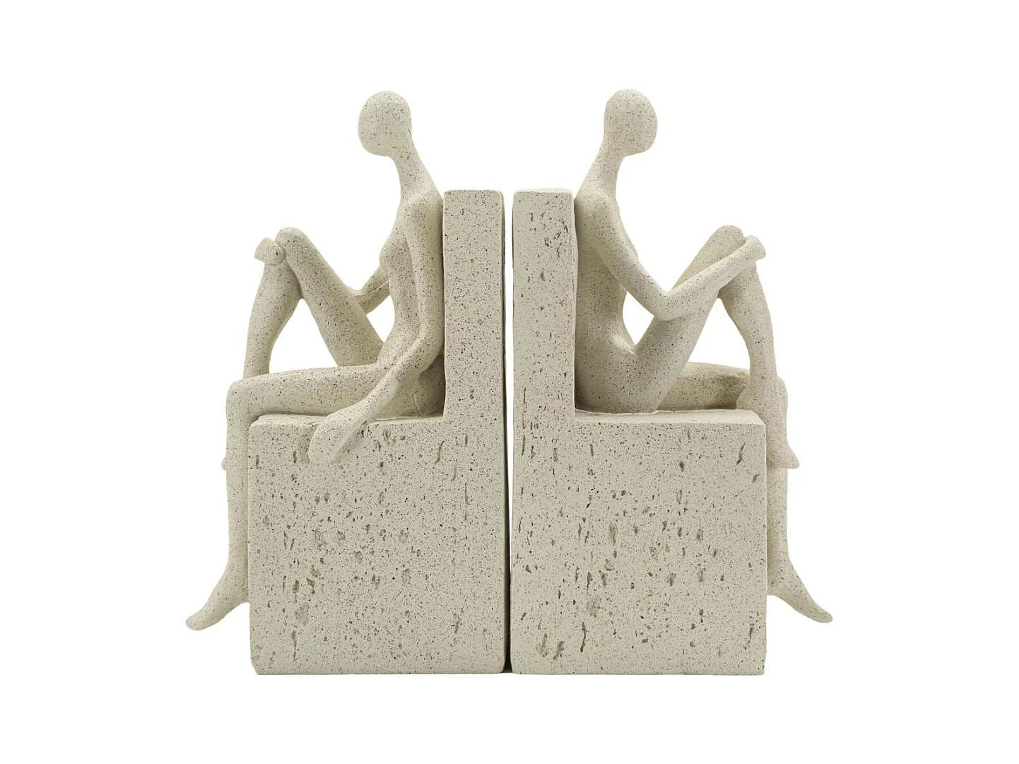 Sculpture Femmes, Beige, 24x10x20,5 cm, Seven Design