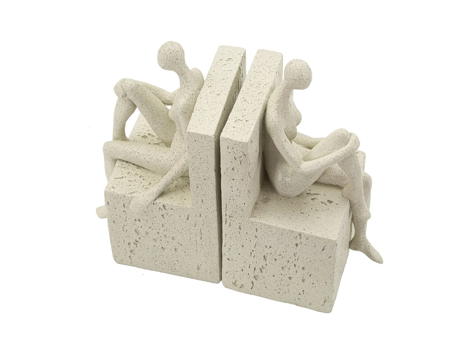 Sculpture Femmes, Beige, 24x10x20,5 cm, Seven Design