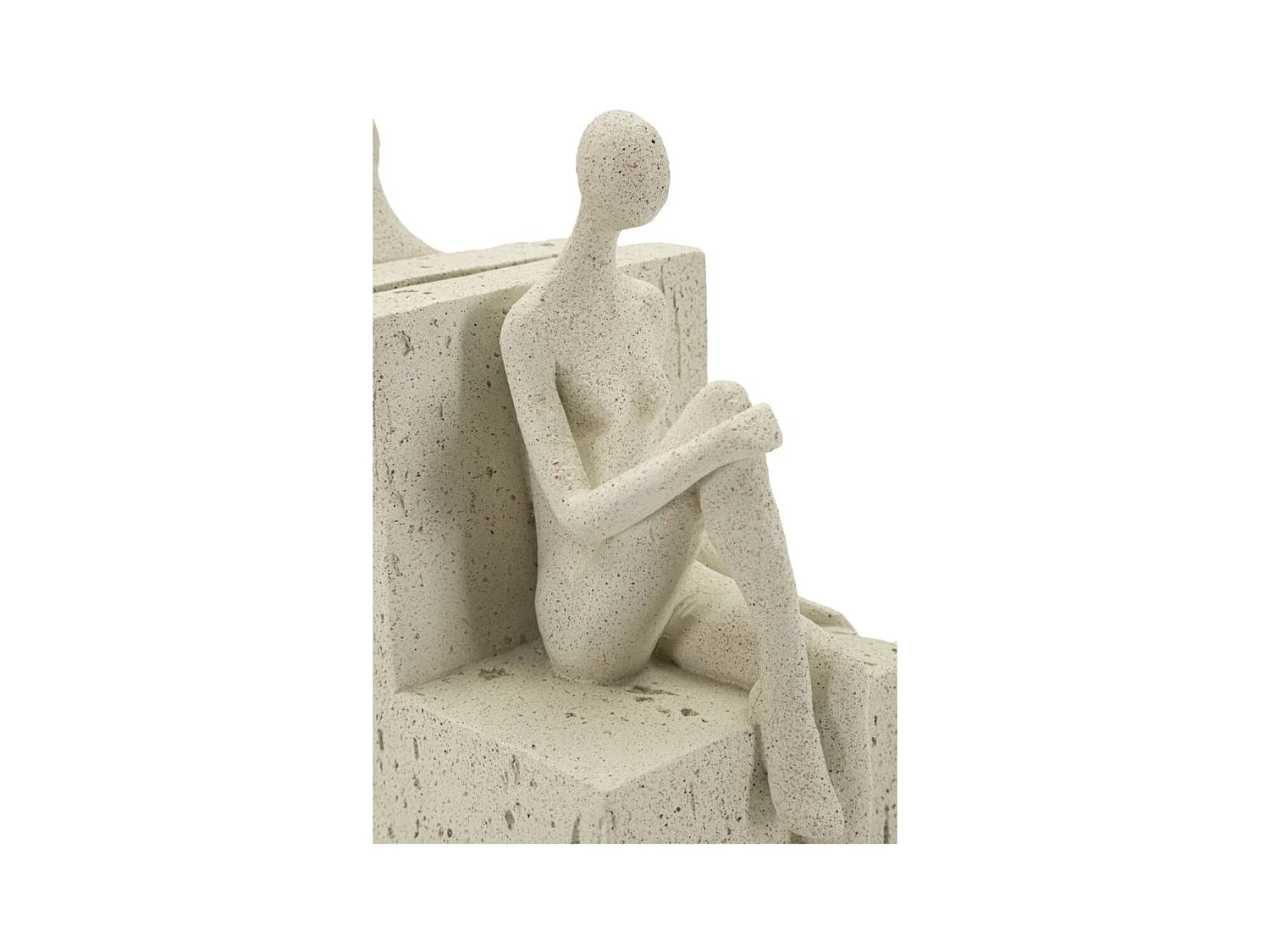 Sculpture Femmes, Beige, 24x10x20,5 cm, Seven Design