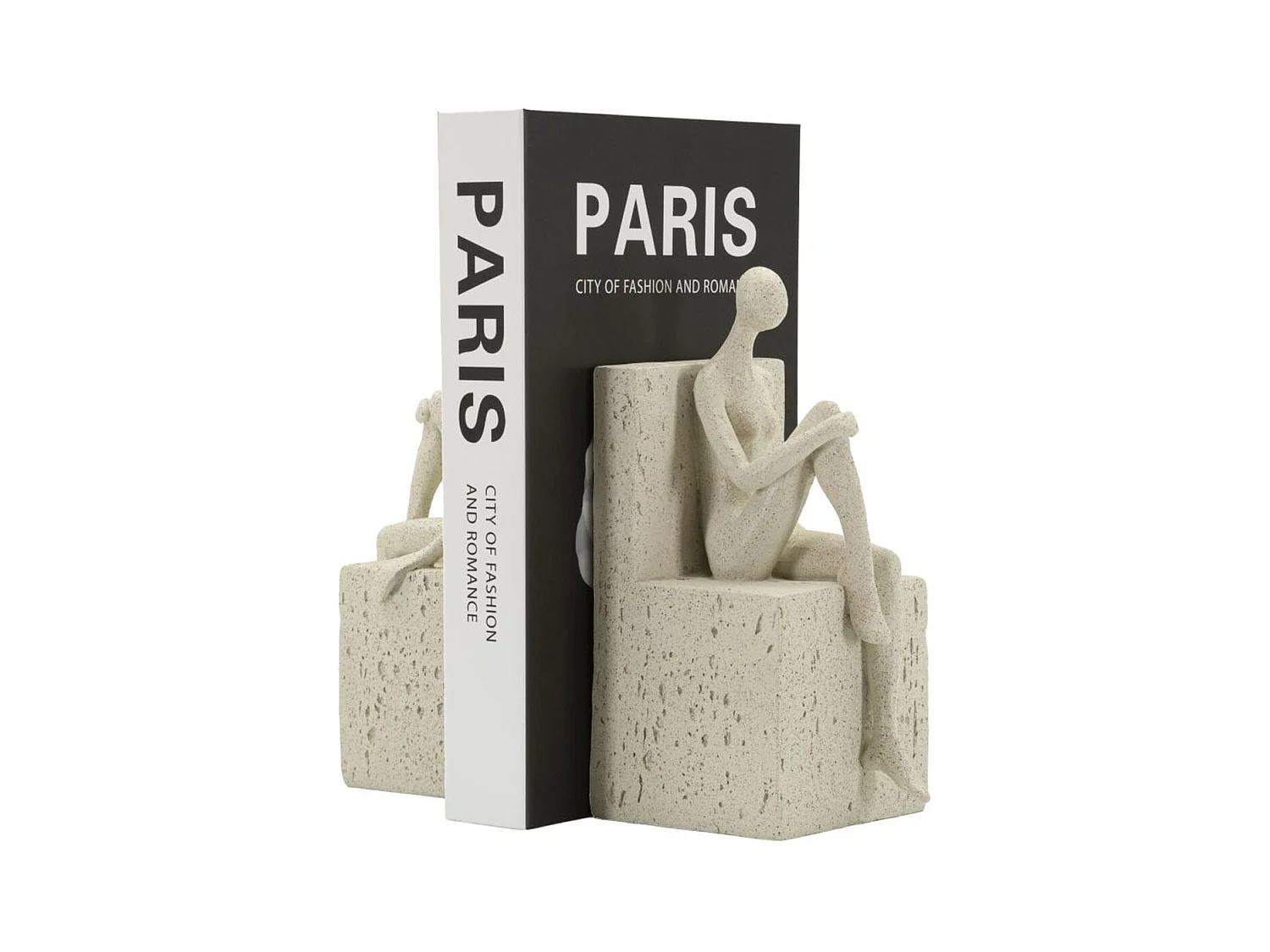 Sculpture Femmes, Beige, 24x10x20,5 cm, Seven Design