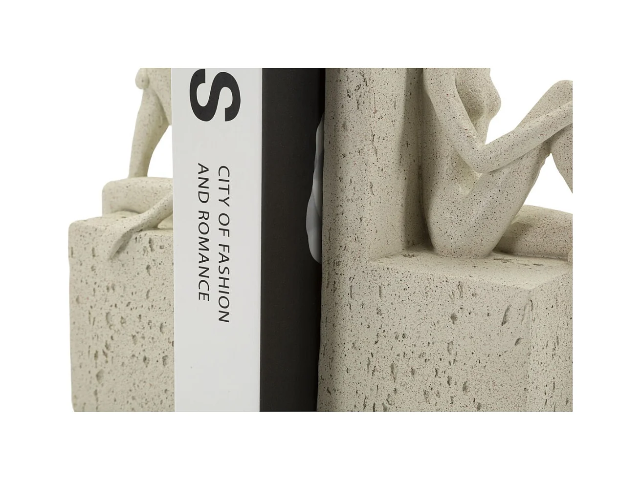 Sculpture Femmes, Beige, 24x10x20,5 cm, Seven Design