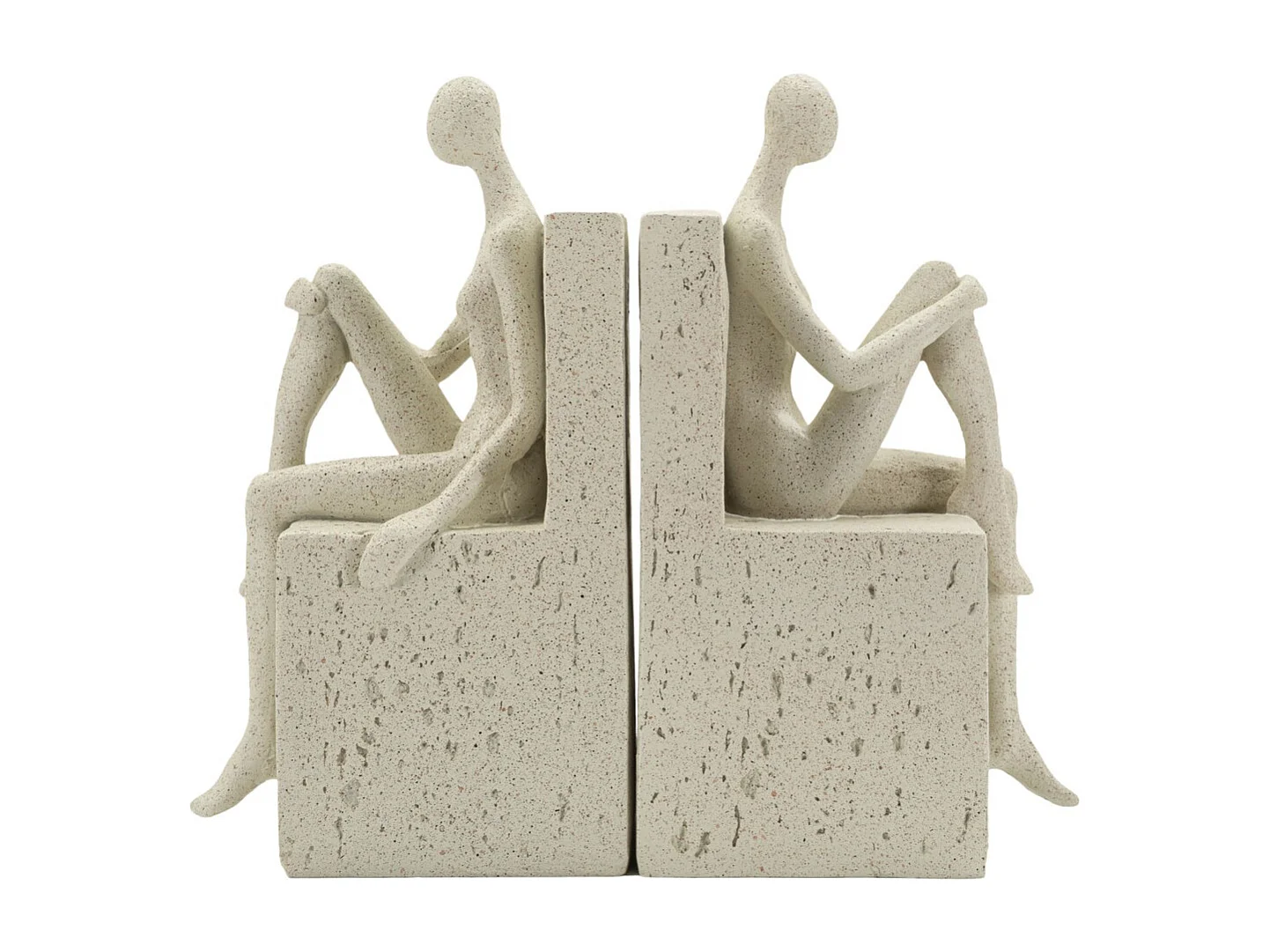 Sculpture Femmes, Beige, 24x10x20,5 cm, Seven Design