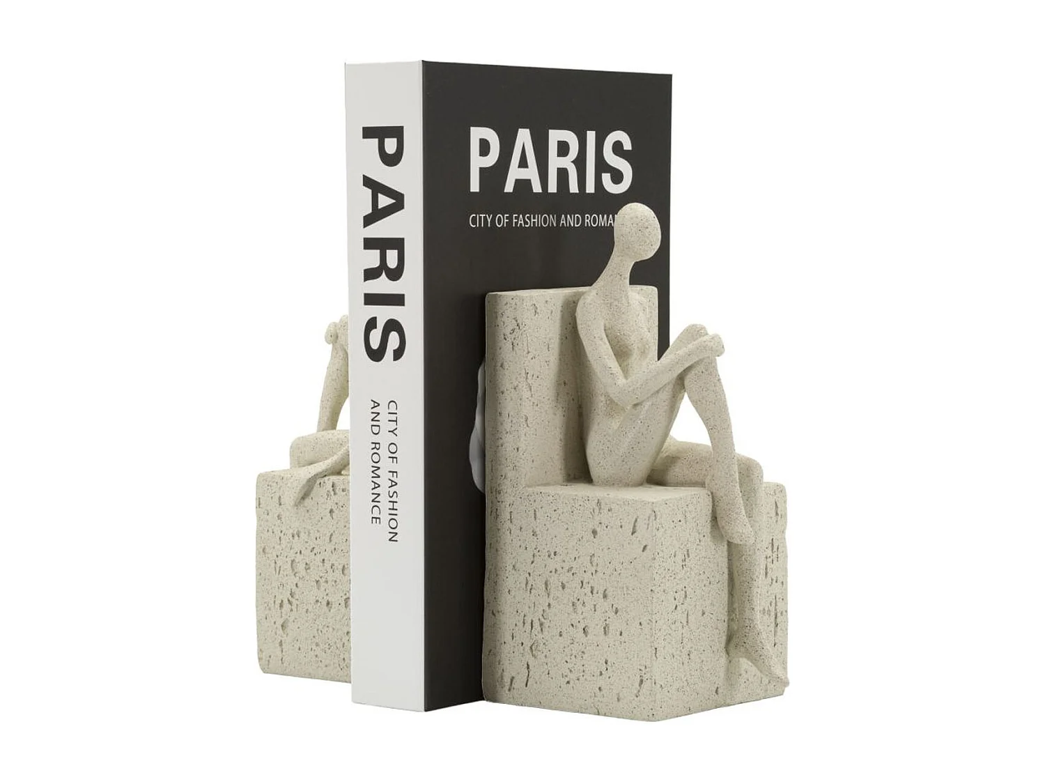 Sculpture Femmes, Beige, 24x10x20,5 cm, Seven Design