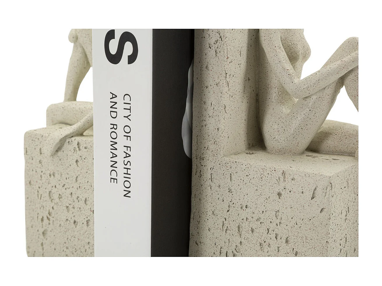 Sculpture Femmes, Beige, 24x10x20,5 cm, Seven Design