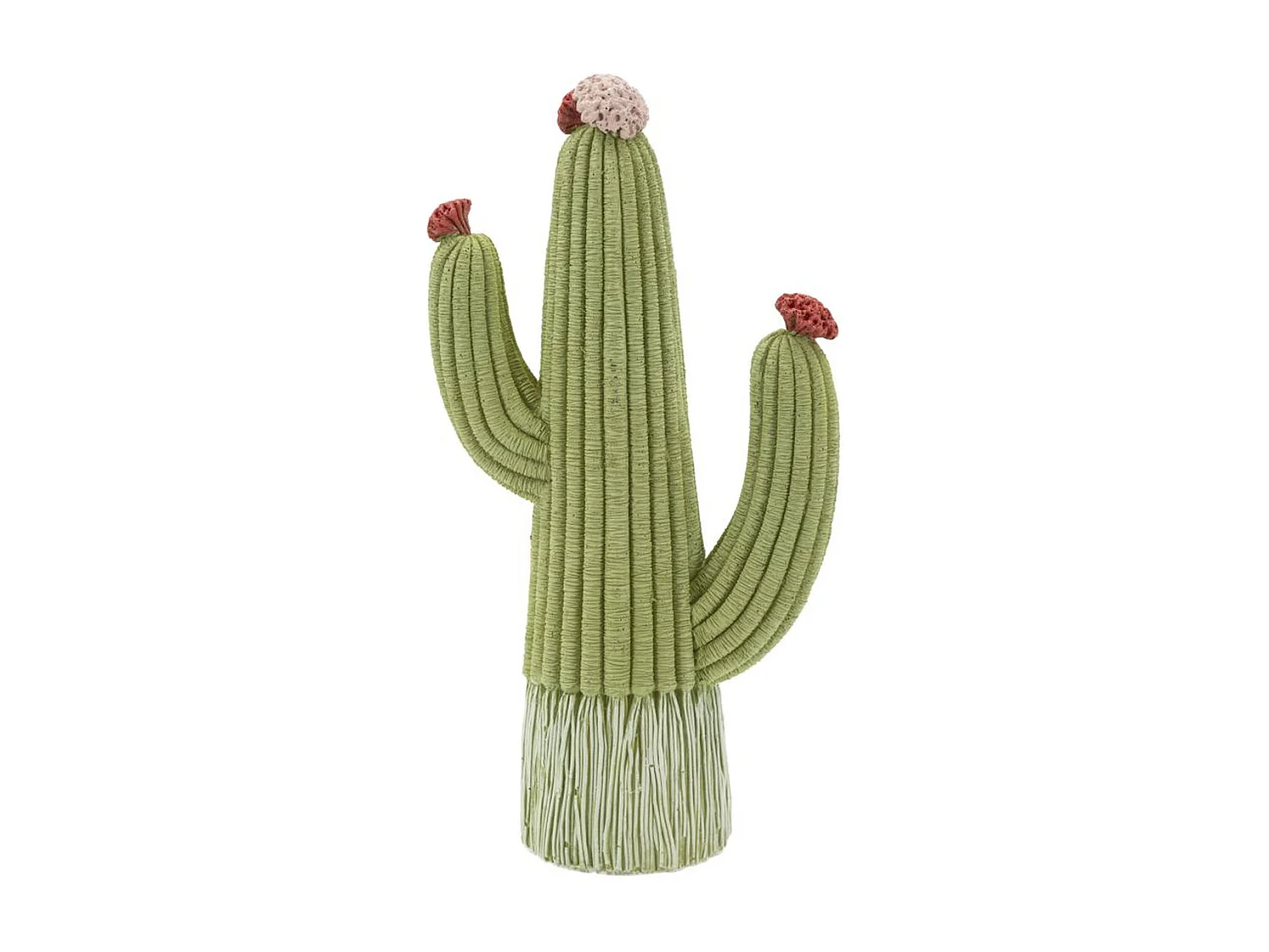 Sculpture Cactus 1, Multicouleur, 13x7x25 cm, Seven Design