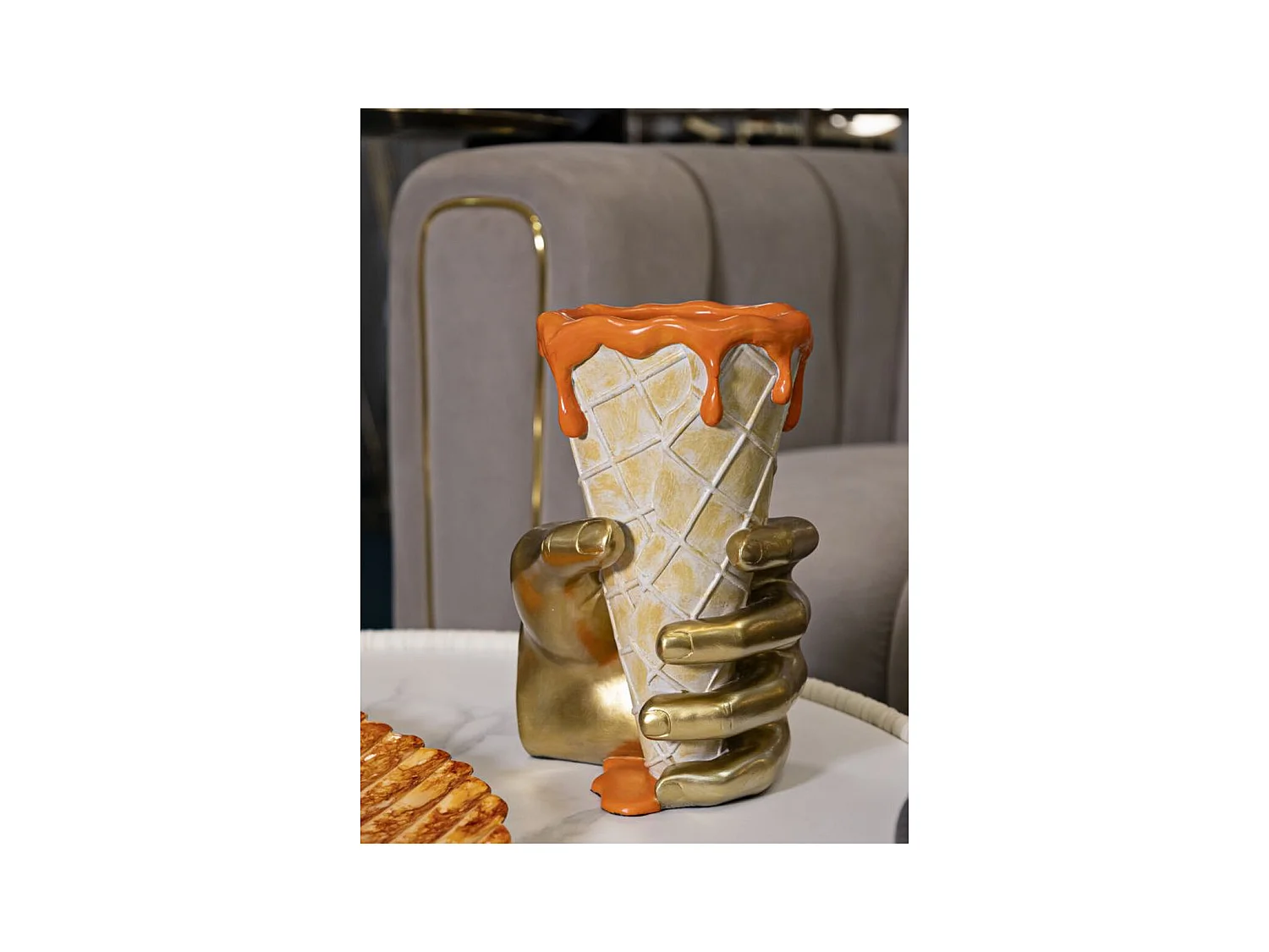 Rzeźba Gelato, Wielokolorowy, 18x16x26 cm, Seven Design