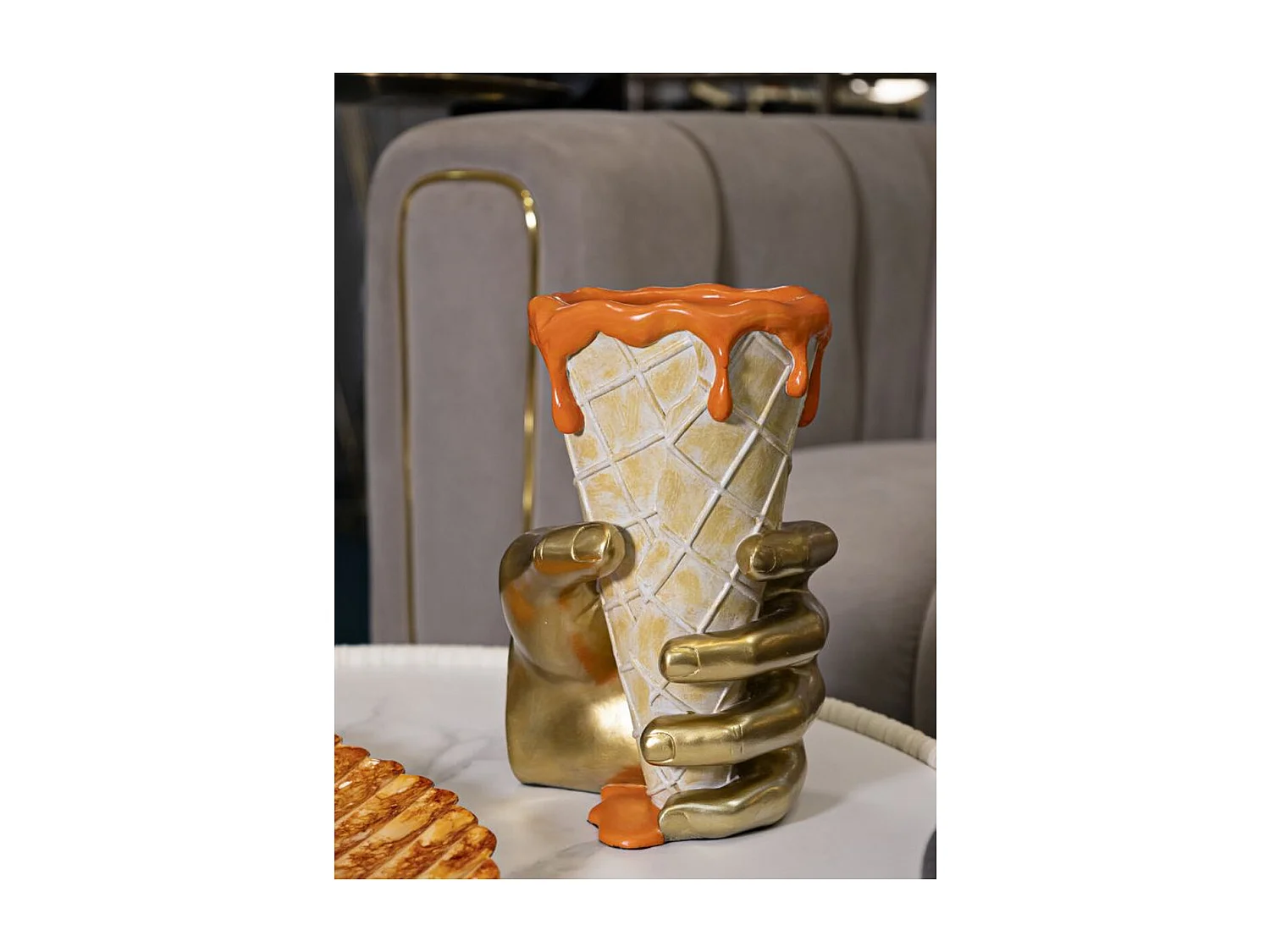 Rzeźba Gelato, Wielokolorowy, 18x16x26 cm, Seven Design