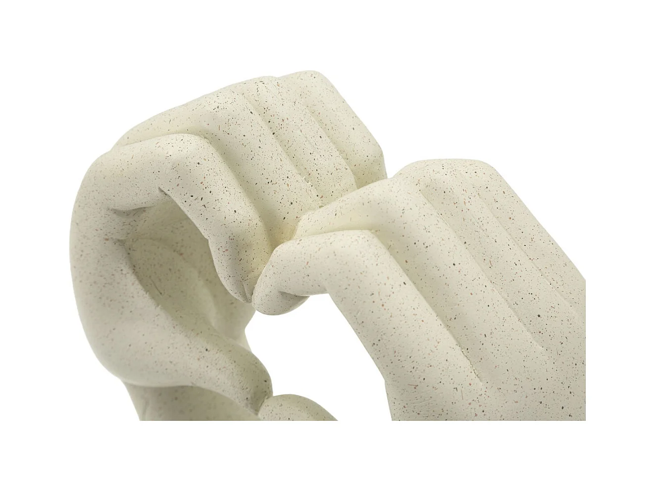 Rzeźba Serce 1, Beżowy, 16,5x7x20 cm, Seven Design