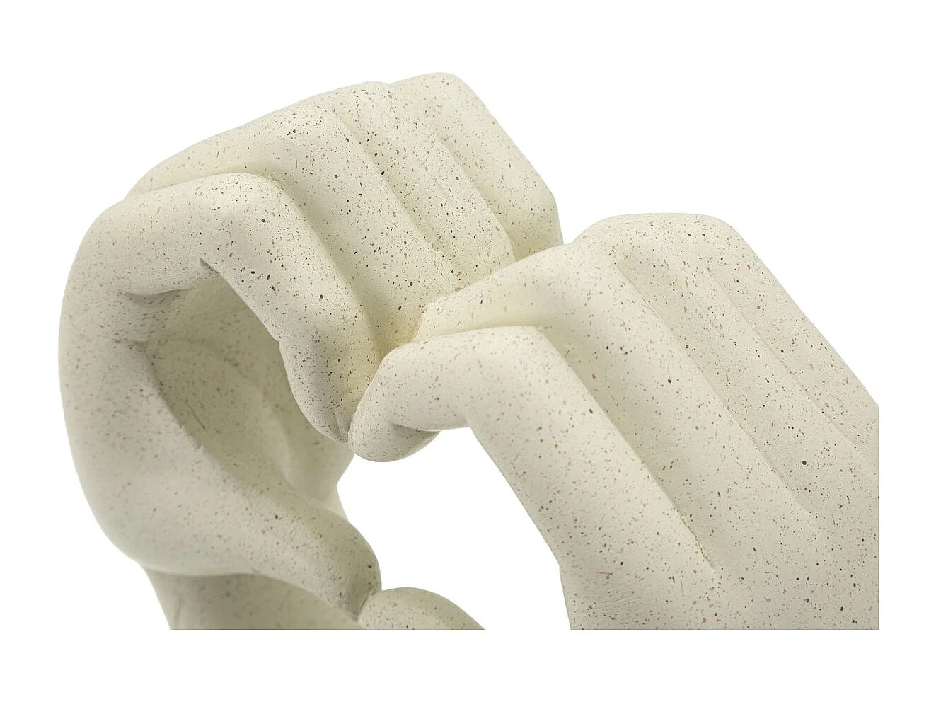 Rzeźba Serce 1, Beżowy, 16,5x7x20 cm, Seven Design