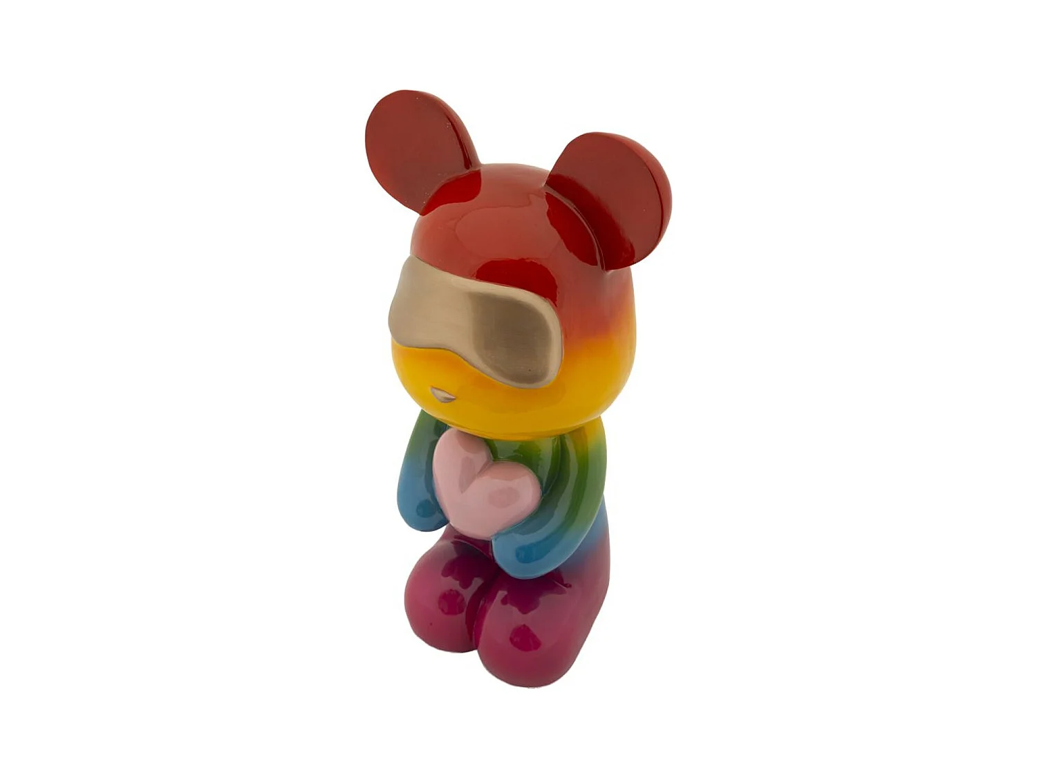 Sculpture Souris, Multicouleur, 22,5x17,5x42,5 cm, Seven Design