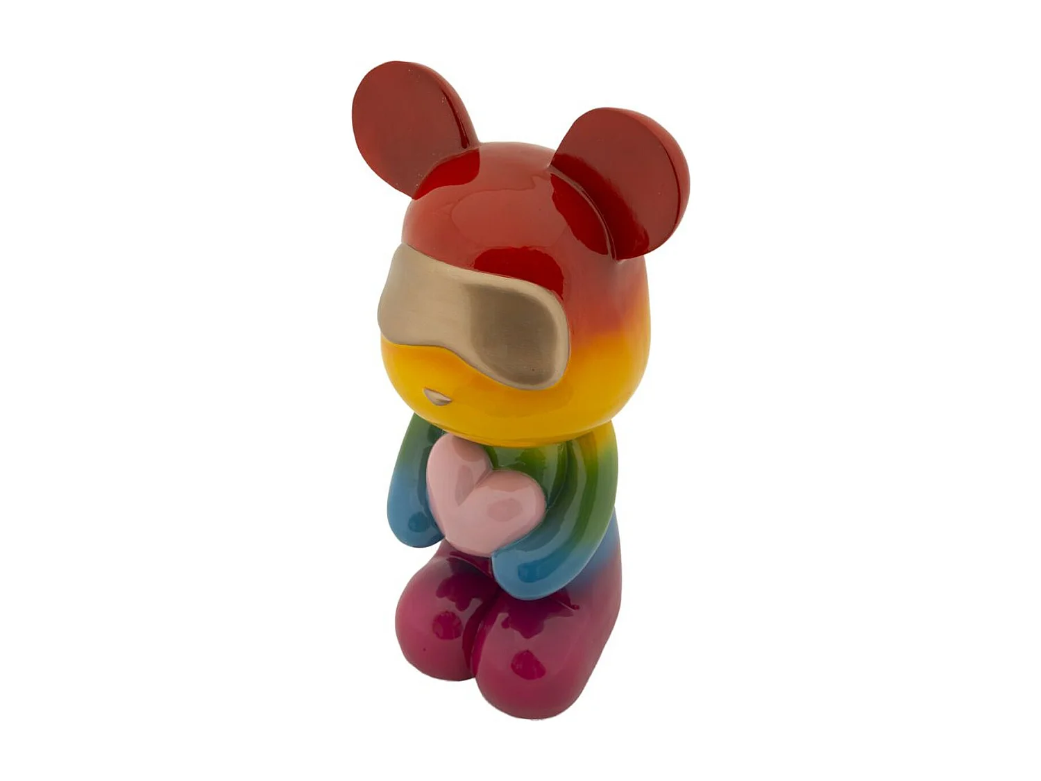 Rzeźba Mysz, Wielokolorowy, 22,5x17,5x42,5 cm, Seven Design