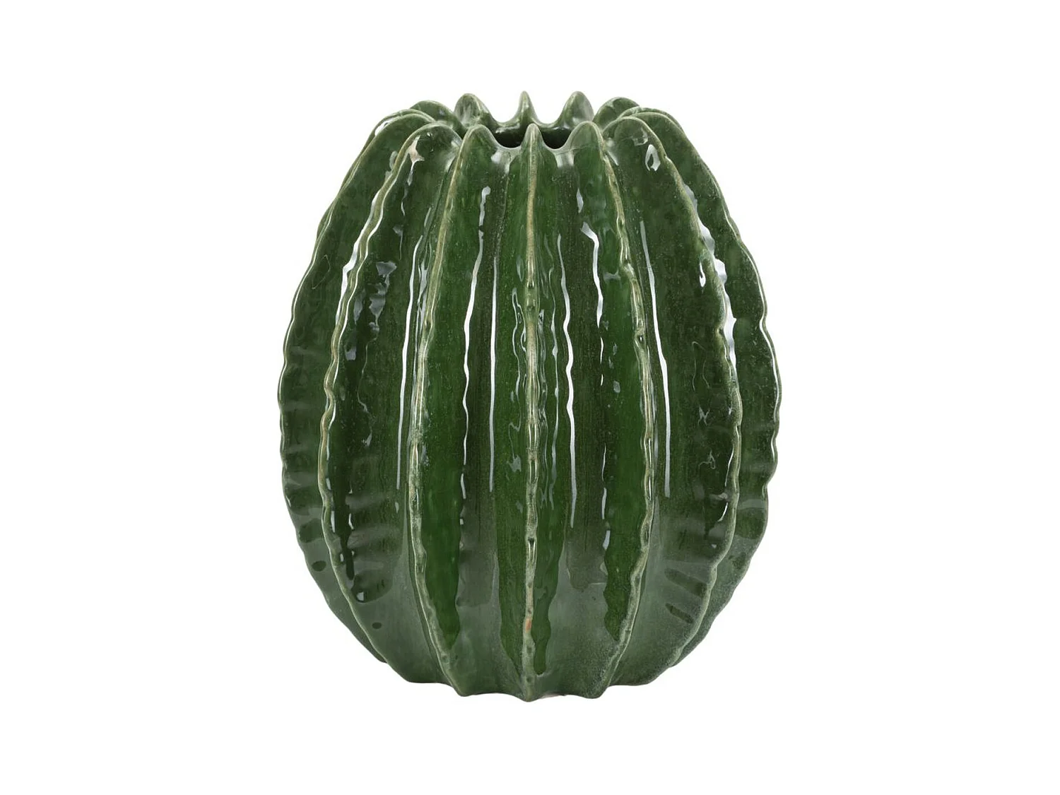 Vase Décoratif MF831, Vert, 28x28x31 cm, Seven Design