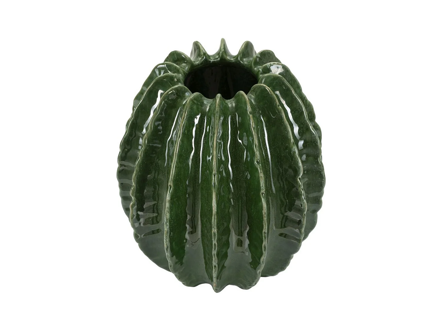 Vase Décoratif MF831, Vert, 28x28x31 cm, Seven Design