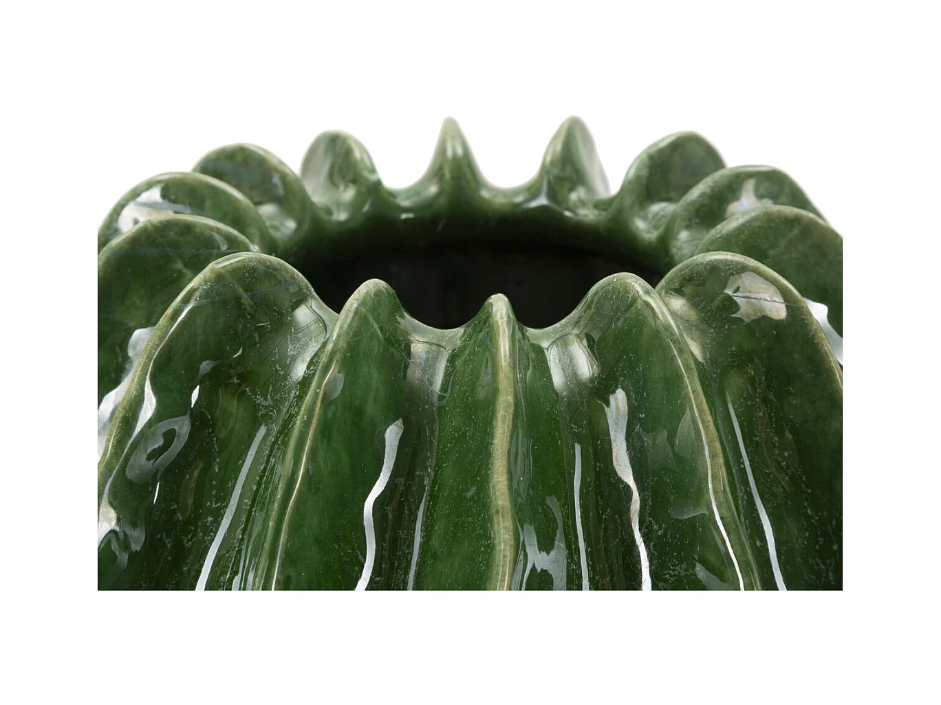 Vase Décoratif MF831, Vert, 28x28x31 cm, Seven Design