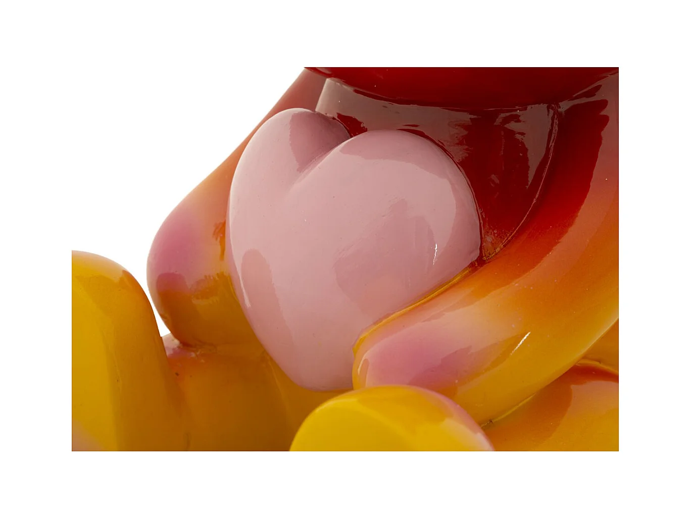 Sculpture Ours en peluche, Multicouleur, 21,5x20,5x32 cm, Seven Design