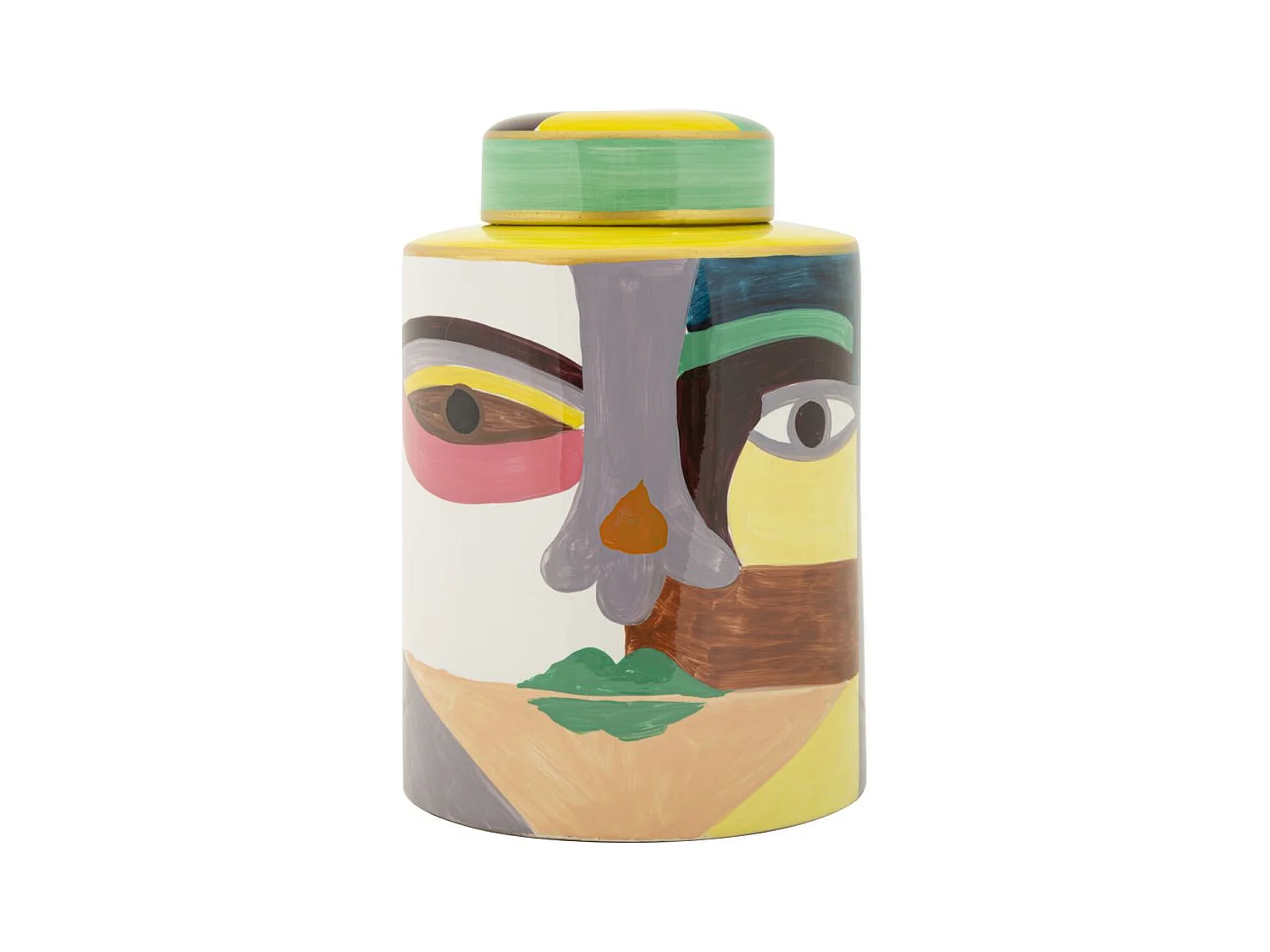 Vase Décoratif MF838, Multicouleur, 19x19x28 cm, Seven Design