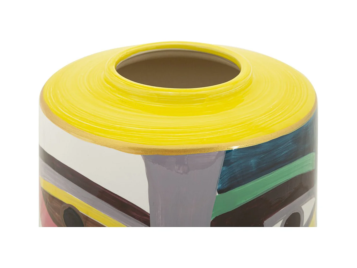 Vase Décoratif MF838, Multicouleur, 19x19x28 cm, Seven Design