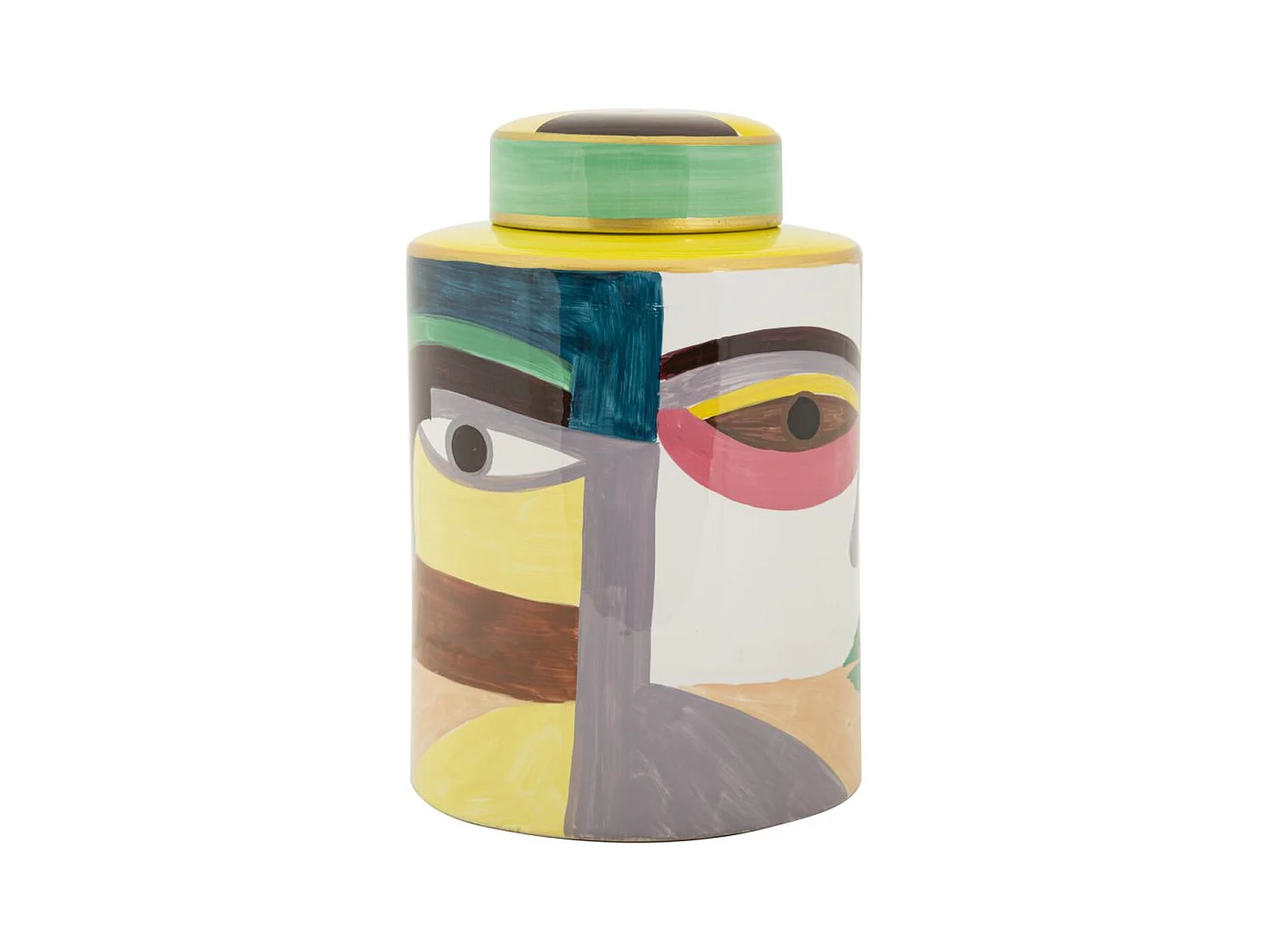 Vase Décoratif MF838, Multicouleur, 19x19x28 cm, Seven Design