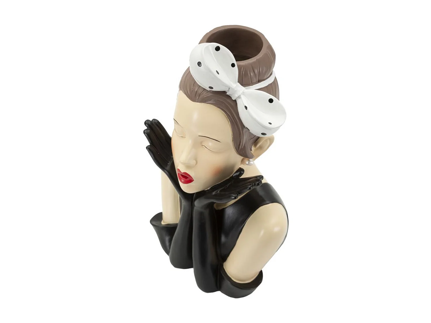 Rzeźba Kobieta 3, Wielokolorowy, 17x14x30,5 cm, Seven Design