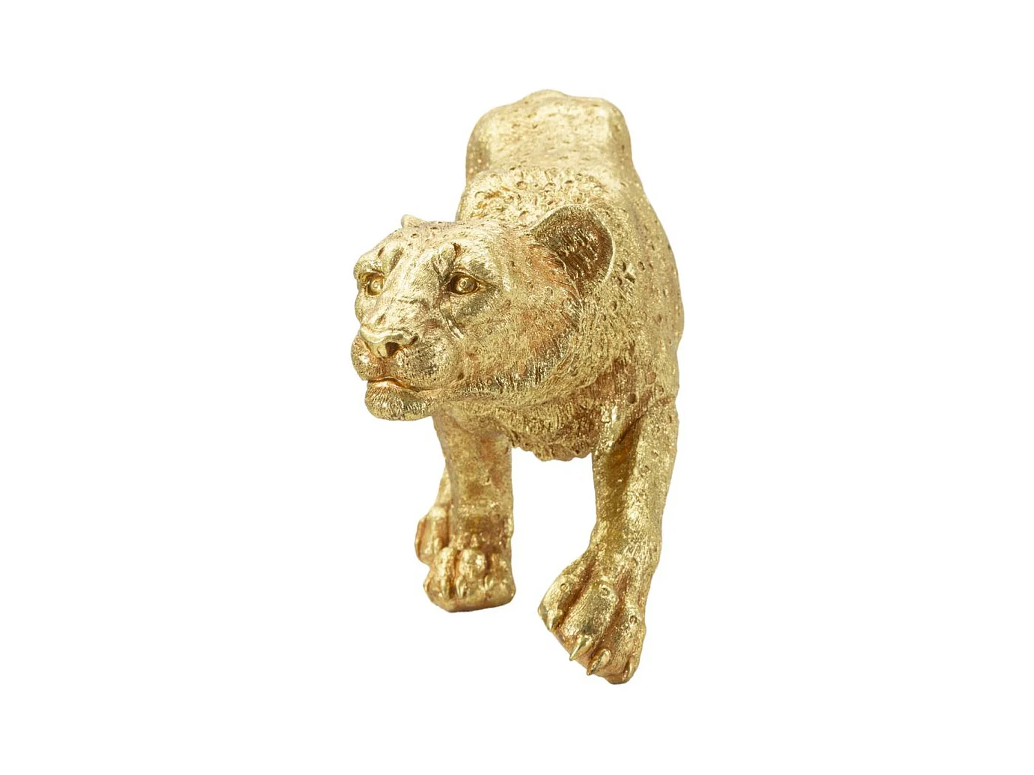 Sculpture Panthère, Or, 89x21x33 cm, Seven Design