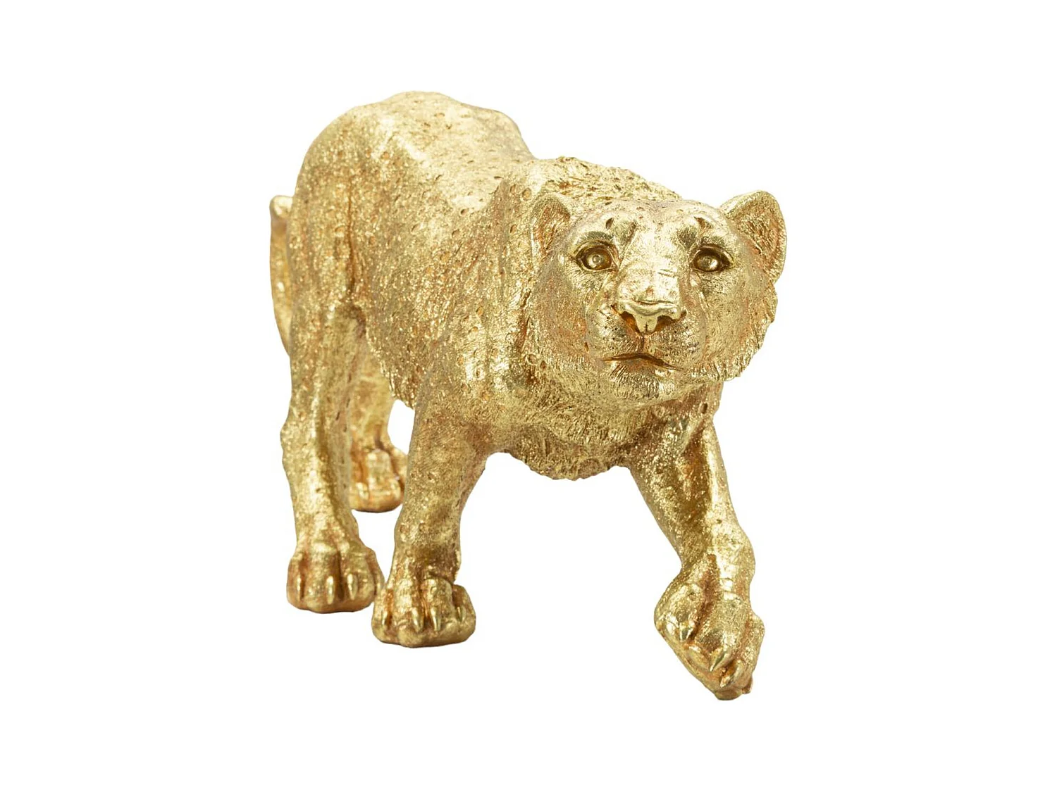 Sculpture Panthère, Or, 89x21x33 cm, Seven Design