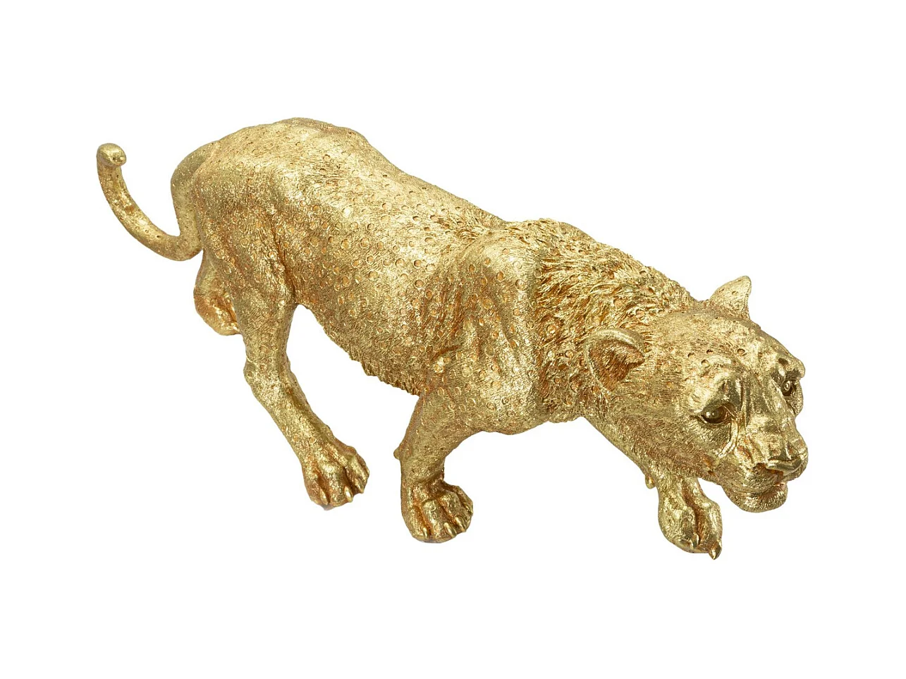 Sculpture Panthère, Or, 89x21x33 cm, Seven Design
