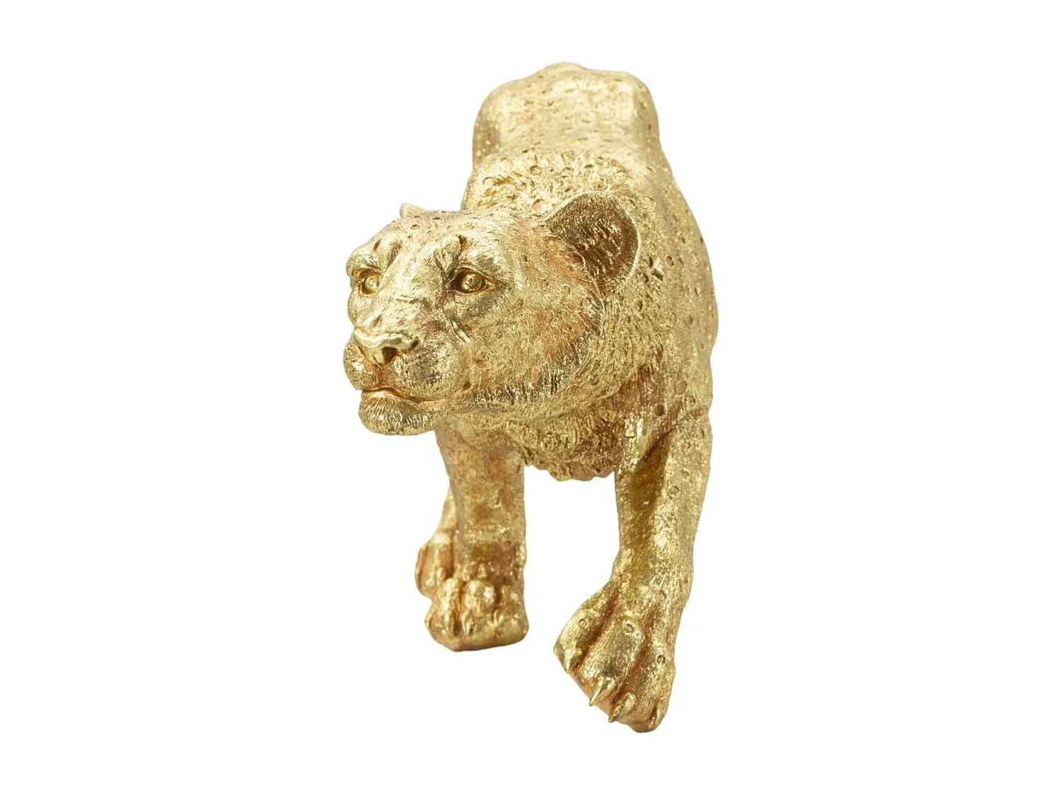Beeldhouwwerk Panter, Goud, 89x21x33 cm, Seven Design