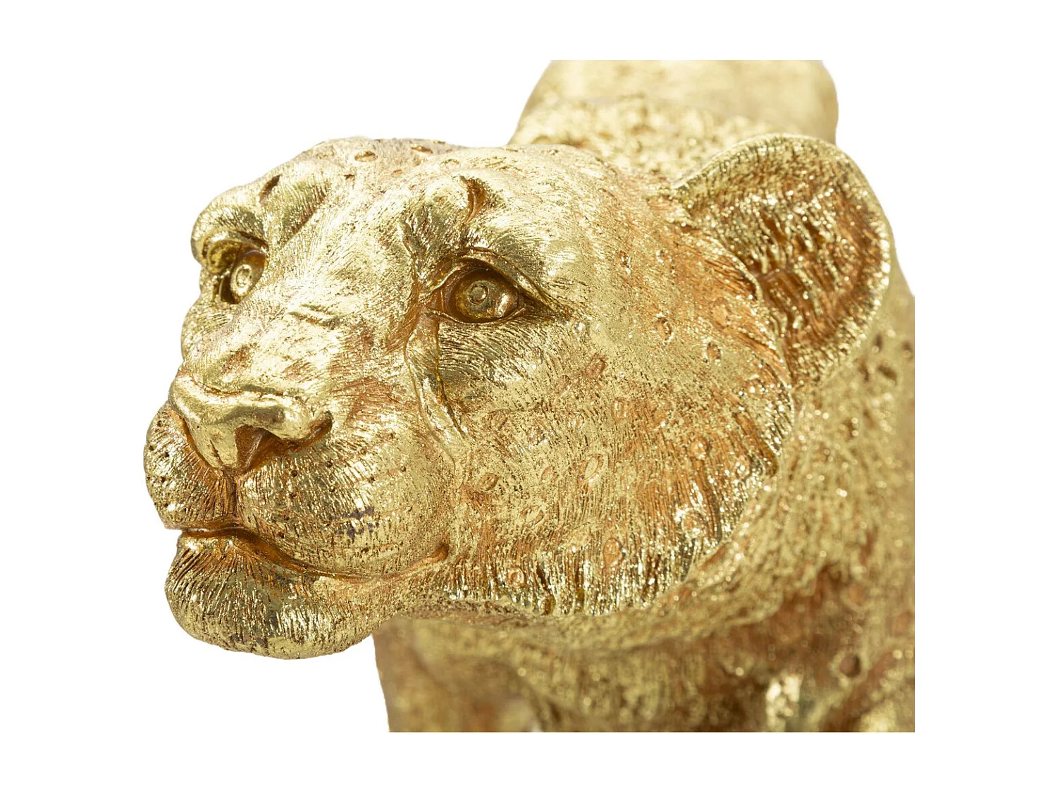 Beeldhouwwerk Panter, Goud, 89x21x33 cm, Seven Design