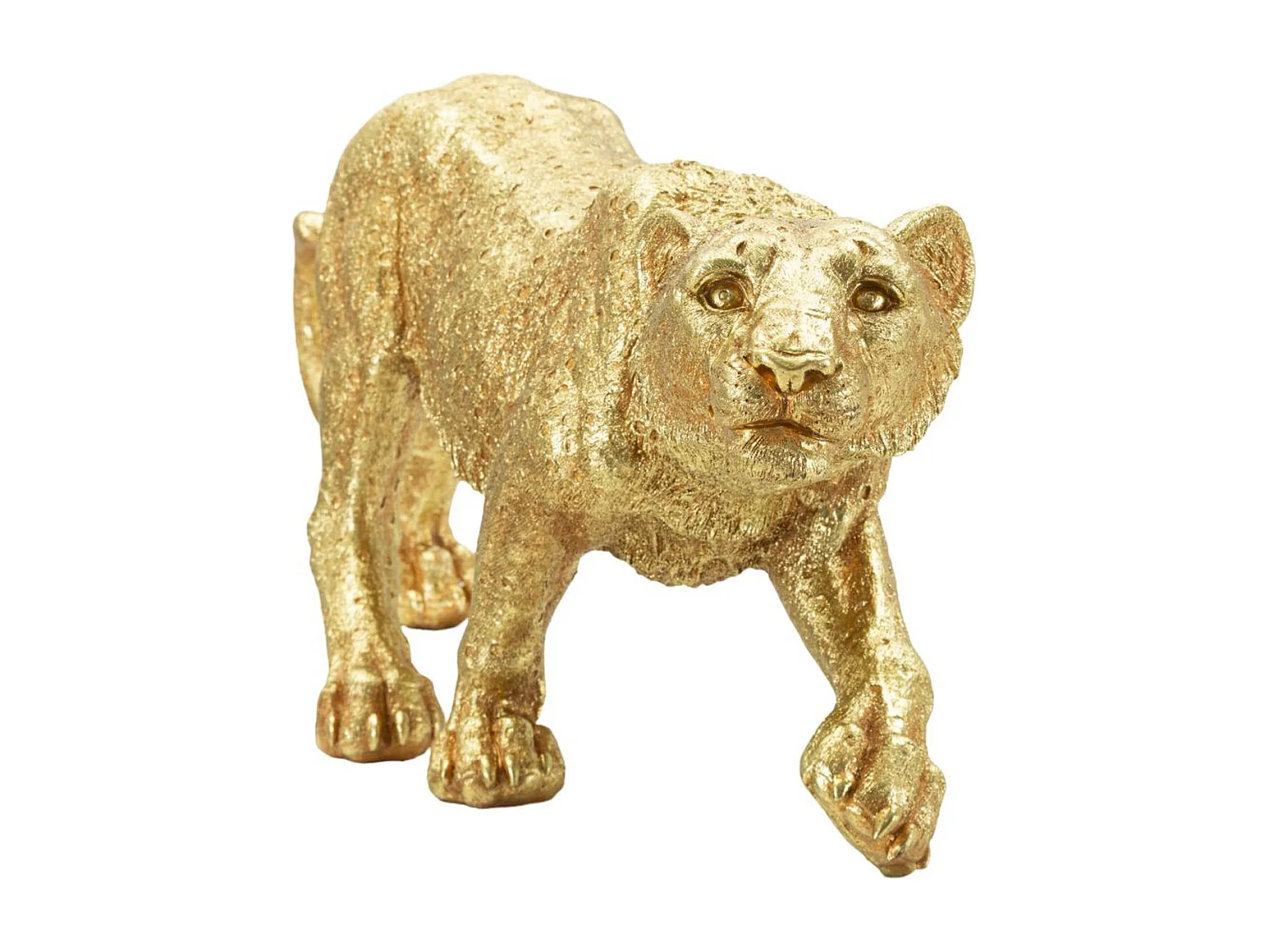 Beeldhouwwerk Panter, Goud, 89x21x33 cm, Seven Design