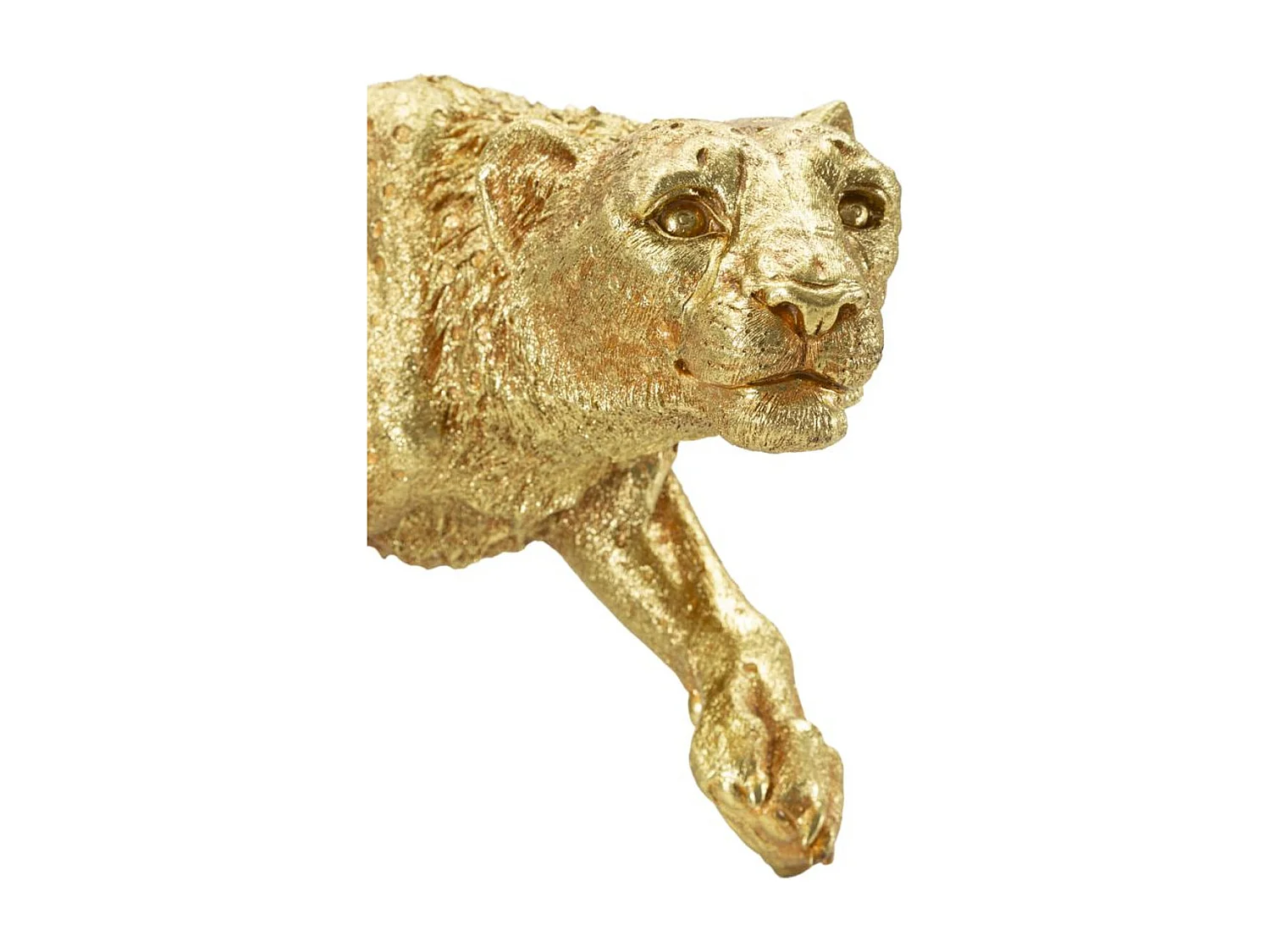 Beeldhouwwerk Panter, Goud, 89x21x33 cm, Seven Design