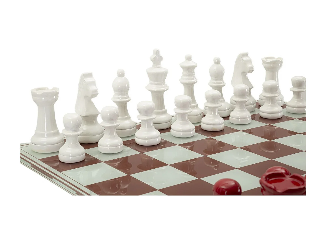 Rzeźba Szachownica 1, Wielokolorowy, 61x61x14 cm, Seven Design