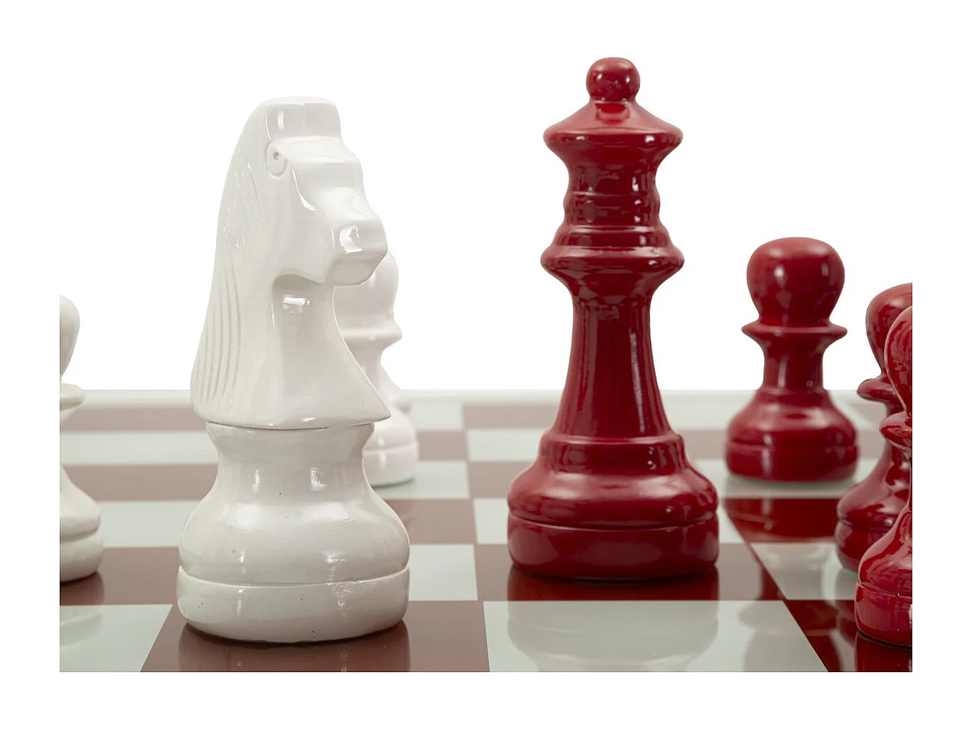 Rzeźba Szachownica 1, Wielokolorowy, 61x61x14 cm, Seven Design