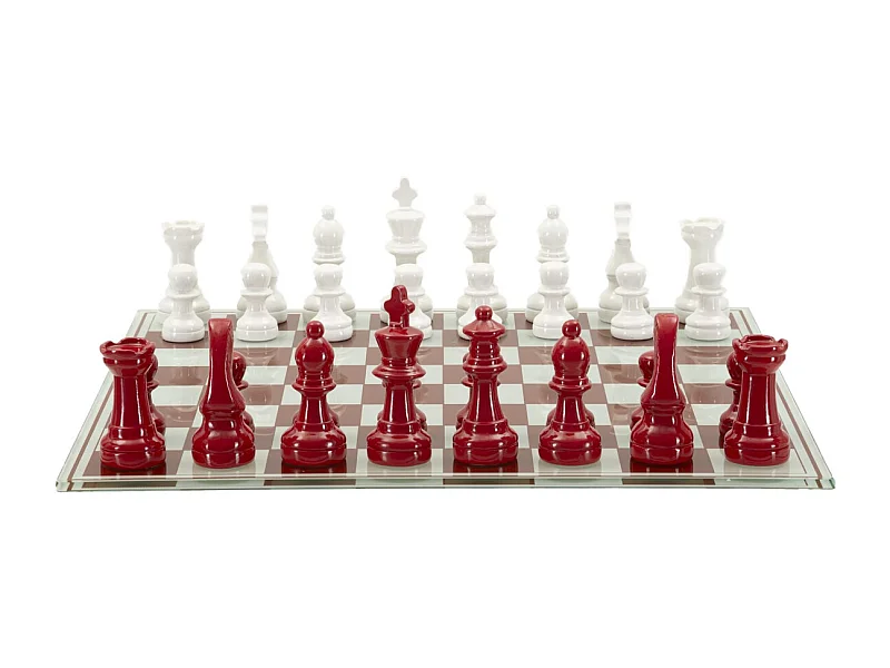 Rzeźba Szachownica 1, Wielokolorowy, 61x61x14 cm, Seven Design