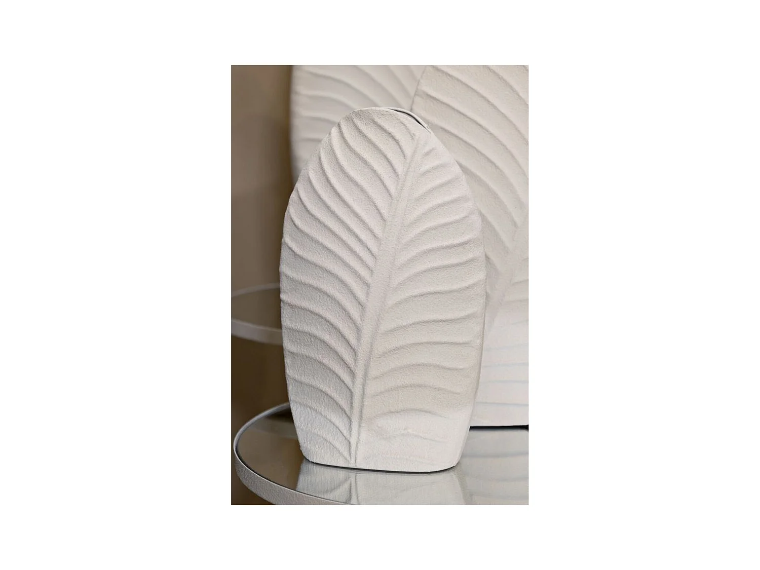 Vase Décoratif MF847, Beige, 18x9,5x29,5 cm, Seven Design