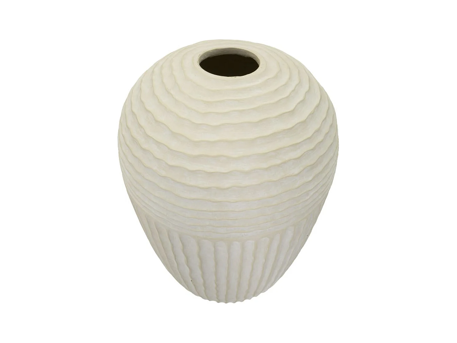 Vase Décoratif MF811, Beige, 39x39x56 cm, Seven Design