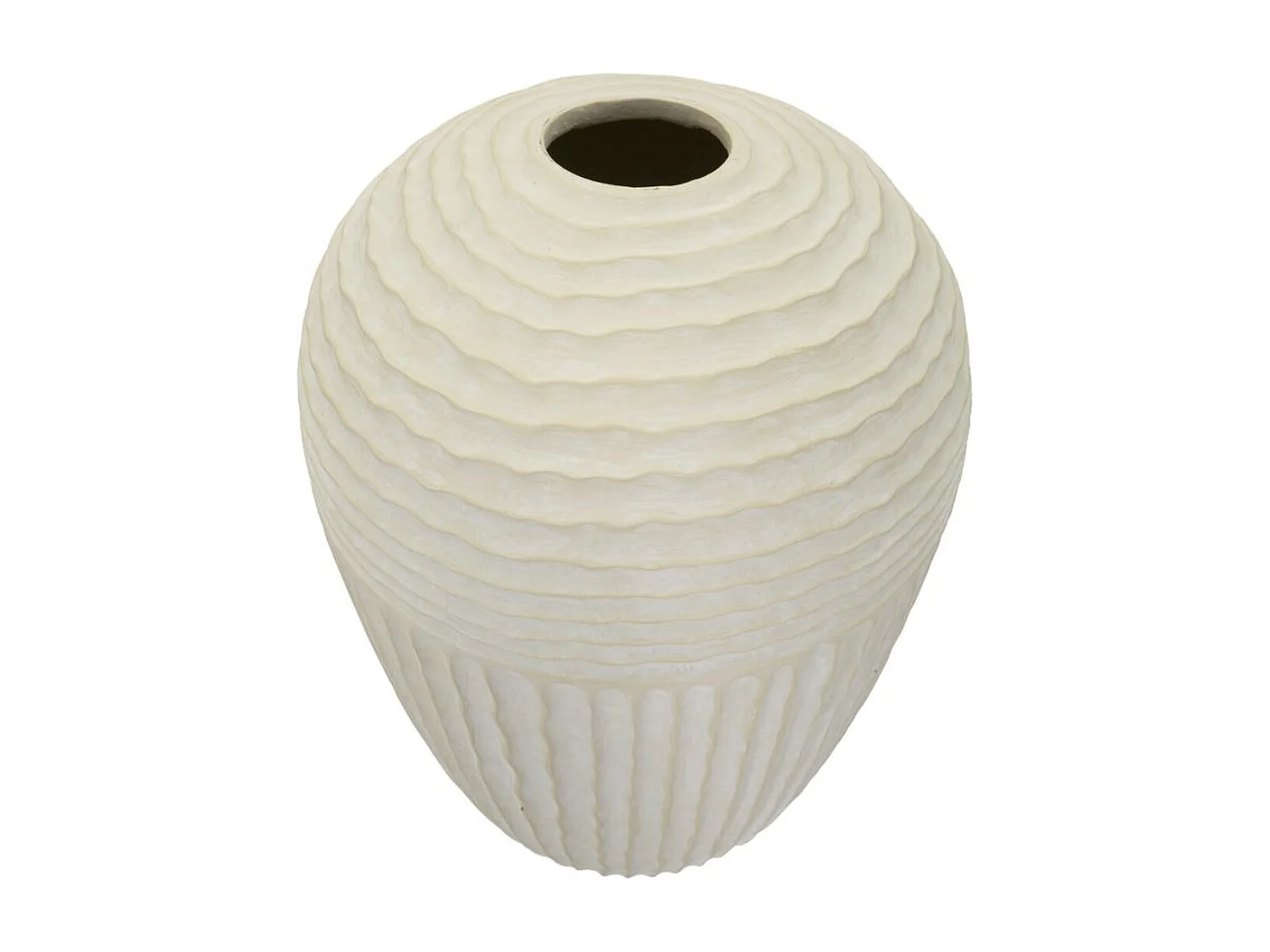 Wazon Dekoracyjny MF811, Beżowy, 39x39x56 cm, Seven Design