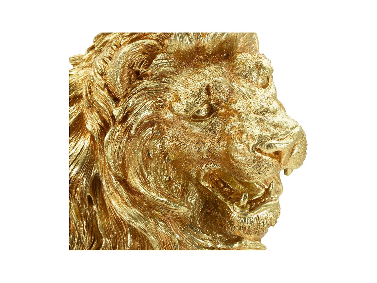 Beeldhouwwerk Leeuw 2, Goud, 45x29x55 cm, Seven Design